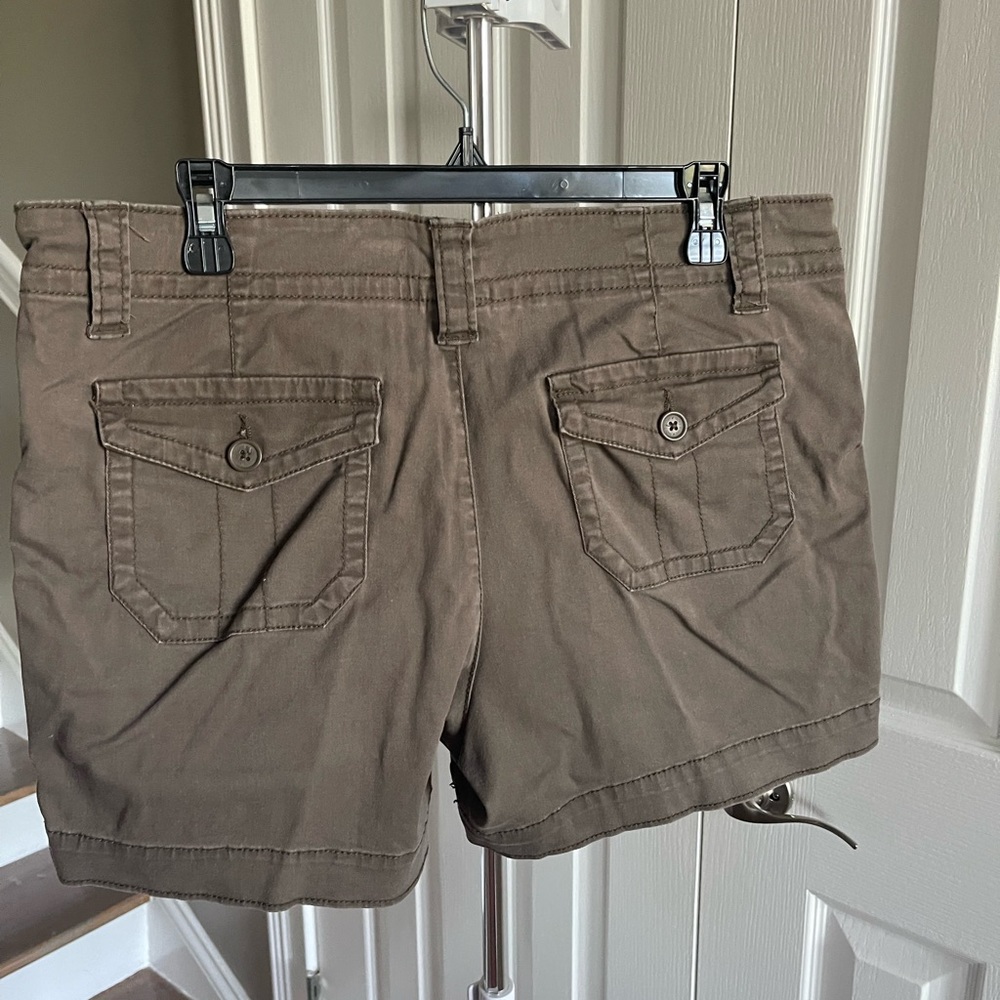Women’s Faded Glory Shorts, Size 14, Chocolate Brown Color